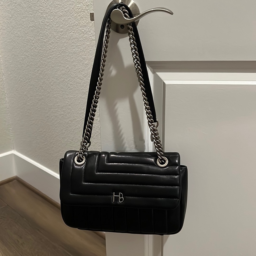HENRI BENDEL 712 Convertible Shoulder Bag BLACK